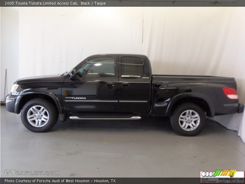 Black / Taupe 2005 Toyota Tundra Limited Access Cab