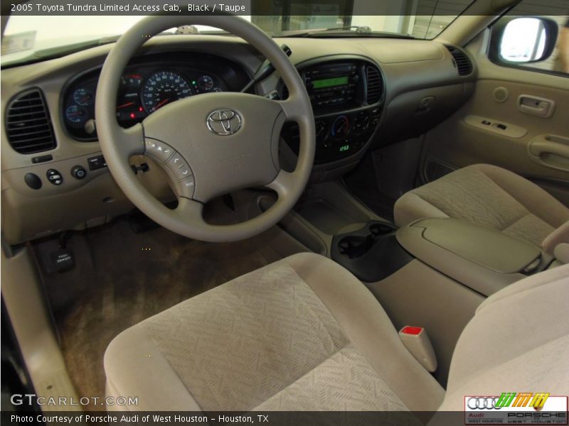 Black / Taupe 2005 Toyota Tundra Limited Access Cab