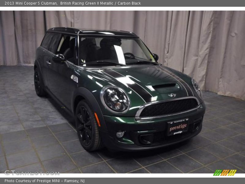 British Racing Green II Metallic / Carbon Black 2013 Mini Cooper S Clubman