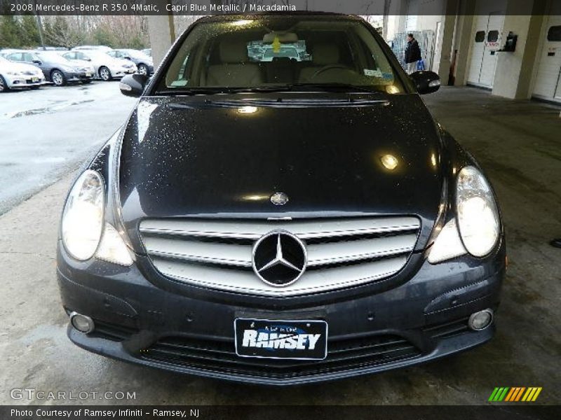 Capri Blue Metallic / Macadamia 2008 Mercedes-Benz R 350 4Matic