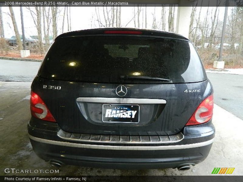 Capri Blue Metallic / Macadamia 2008 Mercedes-Benz R 350 4Matic