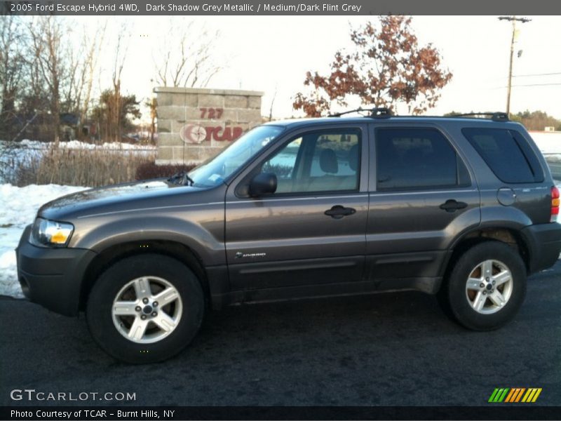 Dark Shadow Grey Metallic / Medium/Dark Flint Grey 2005 Ford Escape Hybrid 4WD