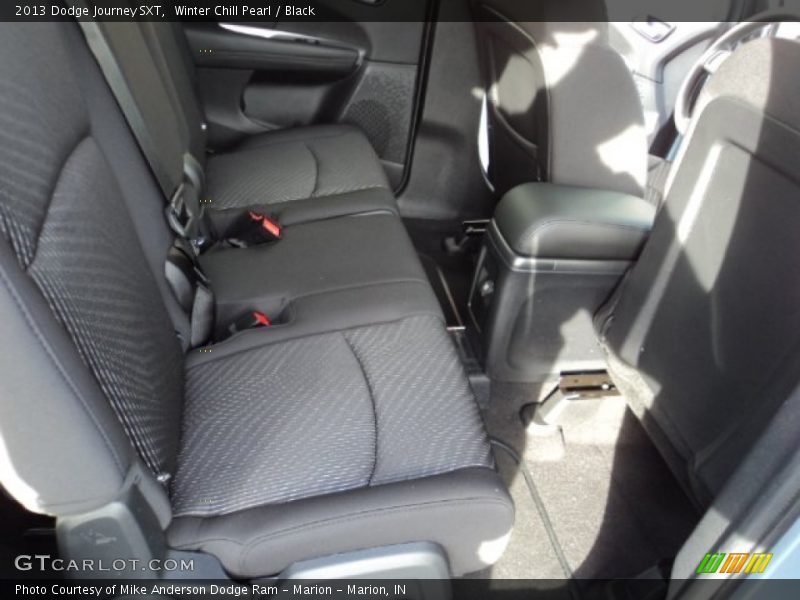 Winter Chill Pearl / Black 2013 Dodge Journey SXT