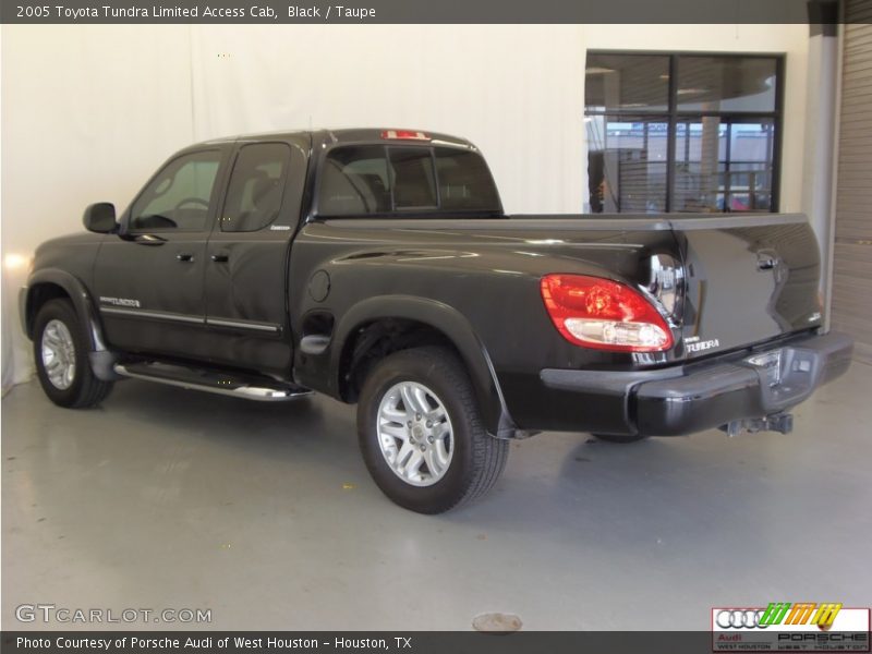 Black / Taupe 2005 Toyota Tundra Limited Access Cab