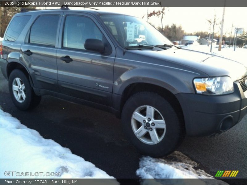 Dark Shadow Grey Metallic / Medium/Dark Flint Grey 2005 Ford Escape Hybrid 4WD