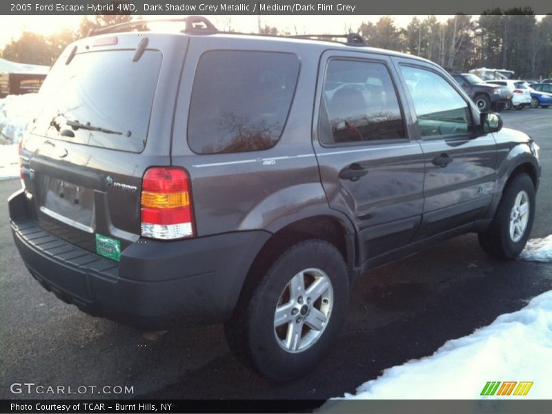 Dark Shadow Grey Metallic / Medium/Dark Flint Grey 2005 Ford Escape Hybrid 4WD