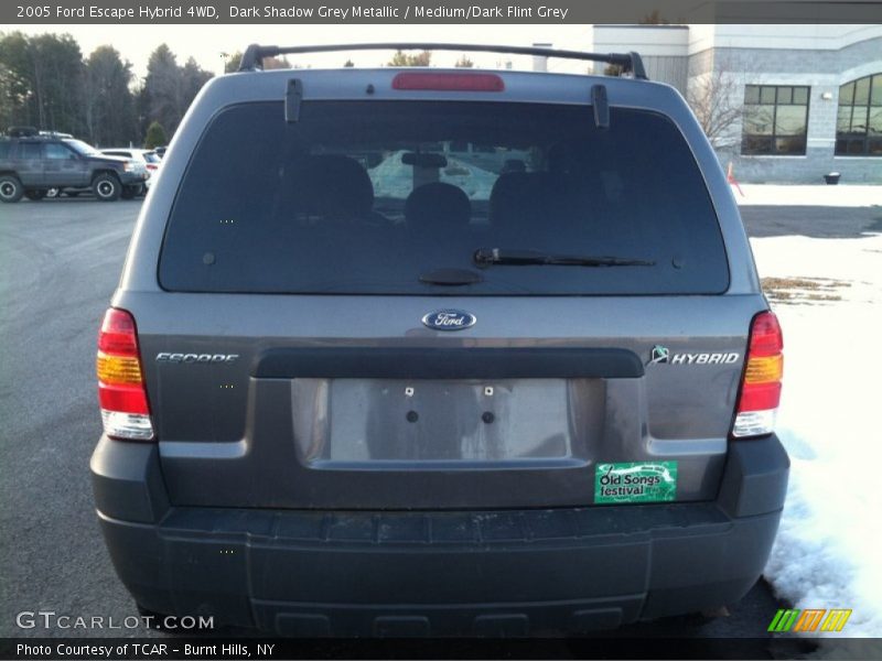 Dark Shadow Grey Metallic / Medium/Dark Flint Grey 2005 Ford Escape Hybrid 4WD