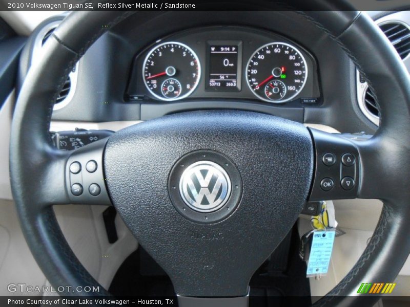 Reflex Silver Metallic / Sandstone 2010 Volkswagen Tiguan SE