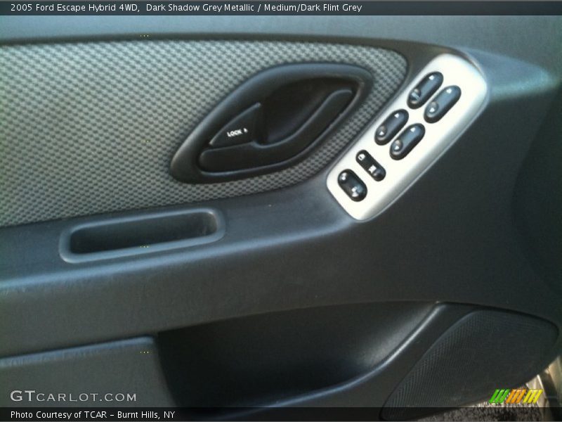 Dark Shadow Grey Metallic / Medium/Dark Flint Grey 2005 Ford Escape Hybrid 4WD