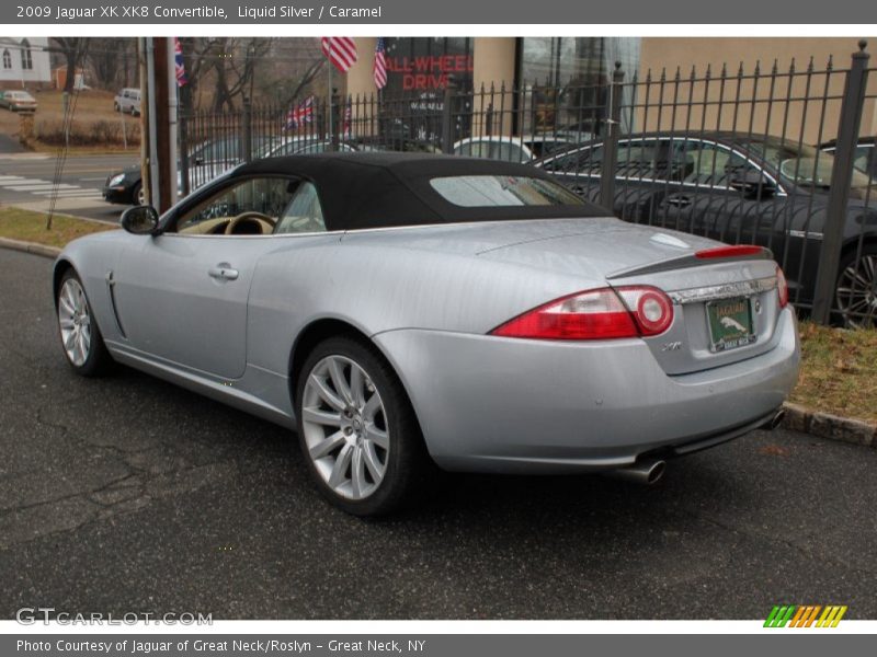 Liquid Silver / Caramel 2009 Jaguar XK XK8 Convertible