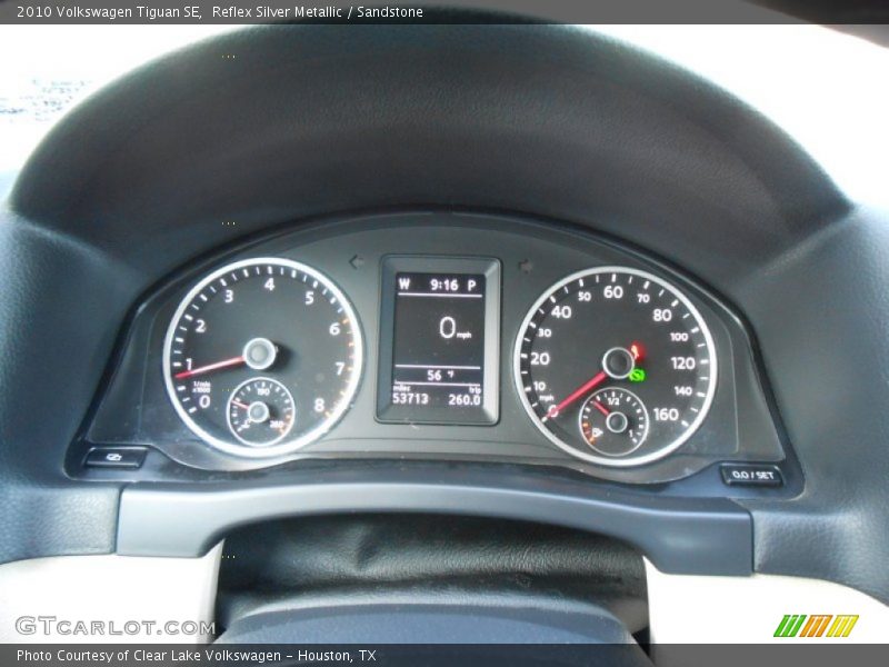 Reflex Silver Metallic / Sandstone 2010 Volkswagen Tiguan SE