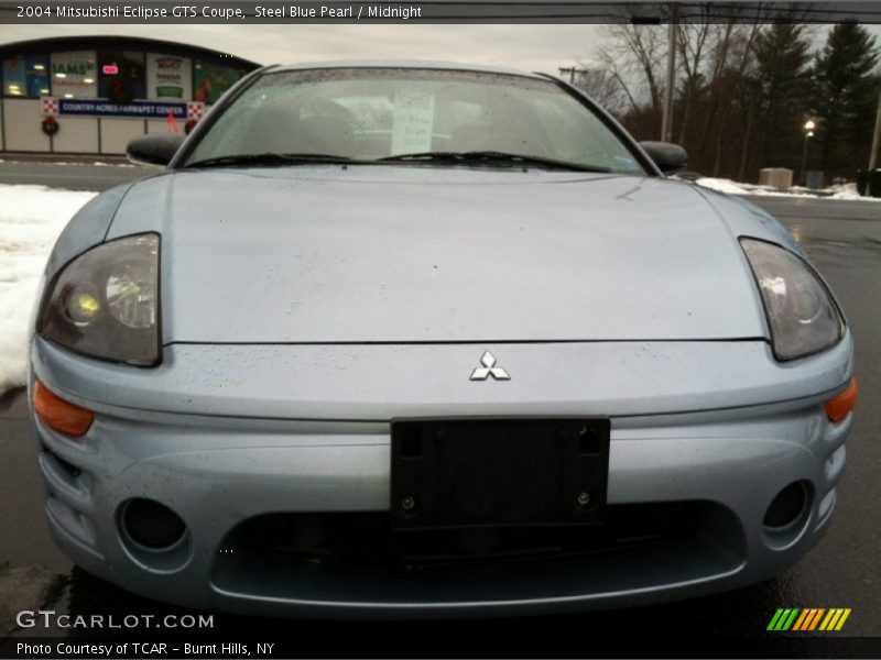 Steel Blue Pearl / Midnight 2004 Mitsubishi Eclipse GTS Coupe