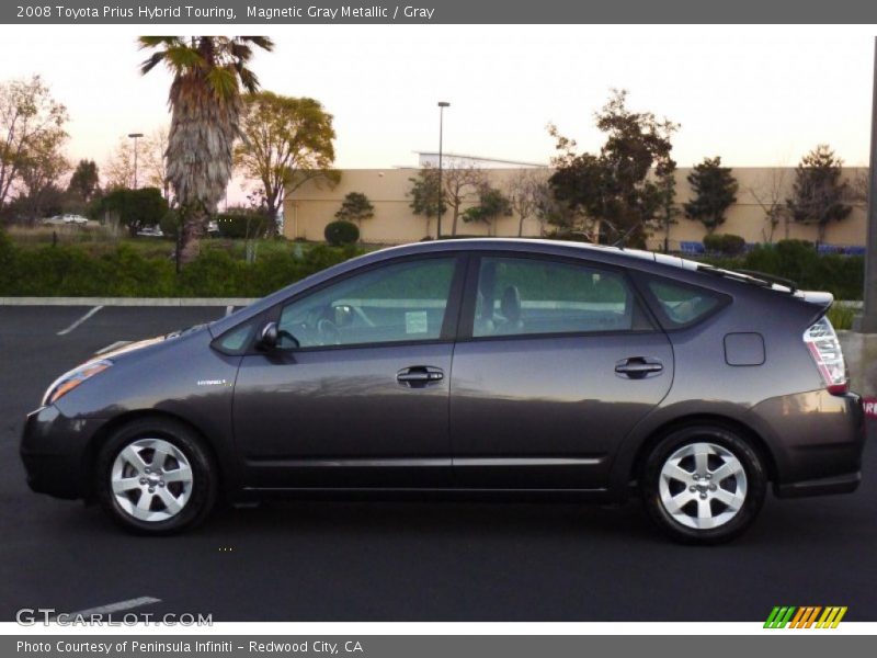 Magnetic Gray Metallic / Gray 2008 Toyota Prius Hybrid Touring