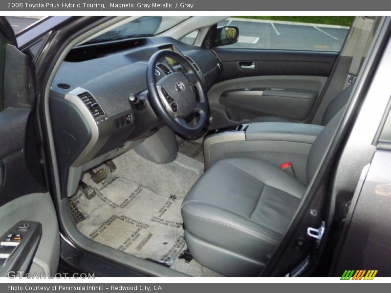 Magnetic Gray Metallic / Gray 2008 Toyota Prius Hybrid Touring