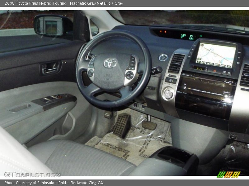 Magnetic Gray Metallic / Gray 2008 Toyota Prius Hybrid Touring