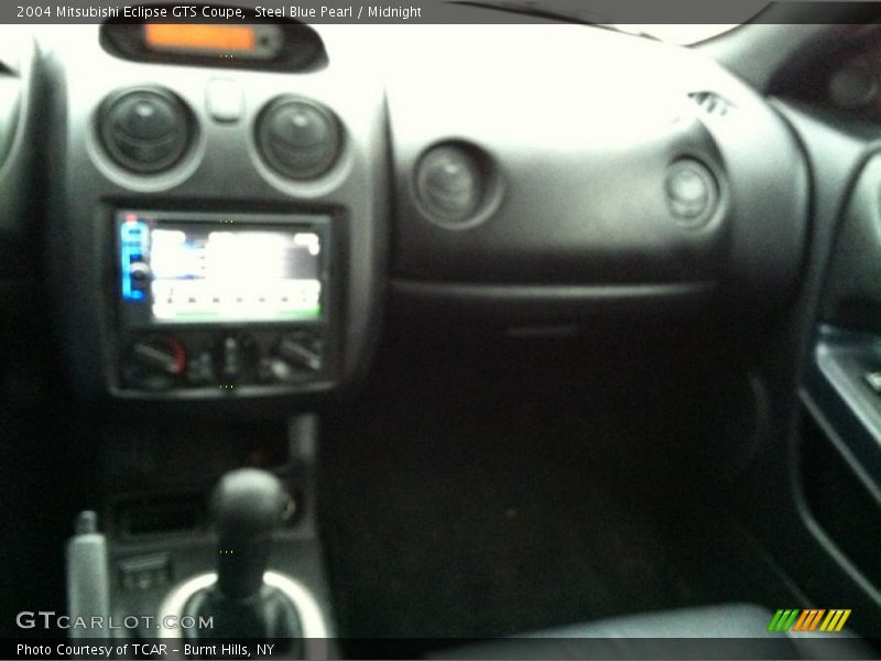Steel Blue Pearl / Midnight 2004 Mitsubishi Eclipse GTS Coupe