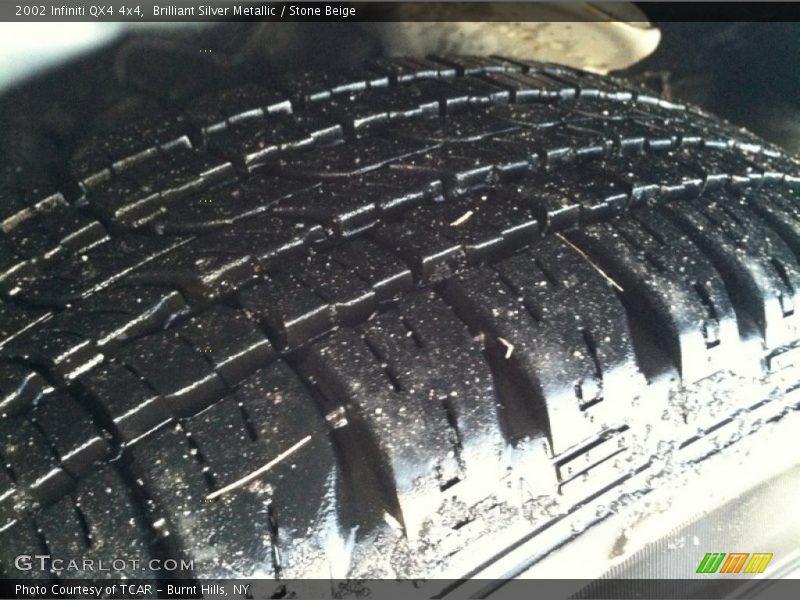 Brilliant Silver Metallic / Stone Beige 2002 Infiniti QX4 4x4