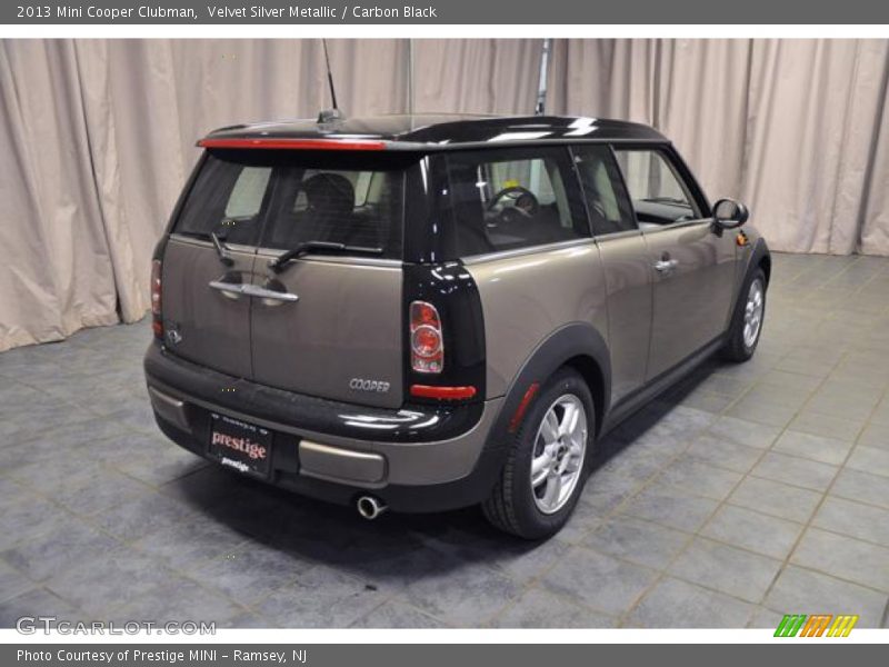 Velvet Silver Metallic / Carbon Black 2013 Mini Cooper Clubman