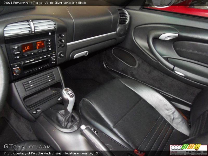 Arctic Silver Metallic / Black 2004 Porsche 911 Targa