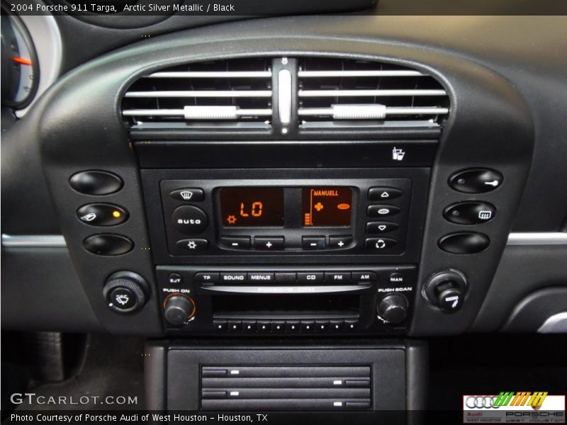 Arctic Silver Metallic / Black 2004 Porsche 911 Targa