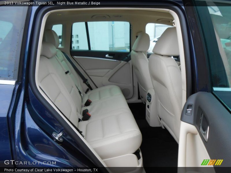 Night Blue Metallic / Beige 2013 Volkswagen Tiguan SEL