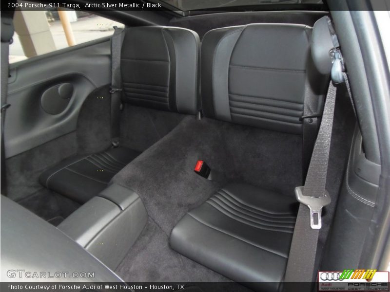 Arctic Silver Metallic / Black 2004 Porsche 911 Targa