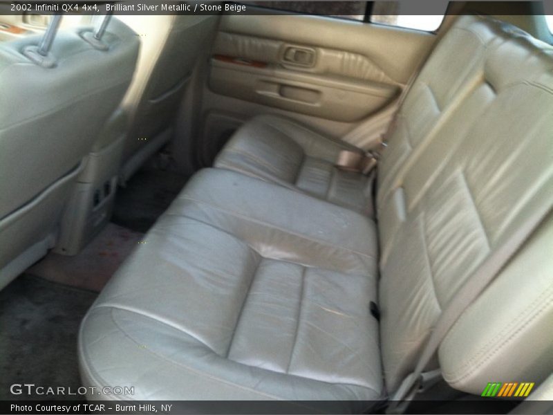 Brilliant Silver Metallic / Stone Beige 2002 Infiniti QX4 4x4