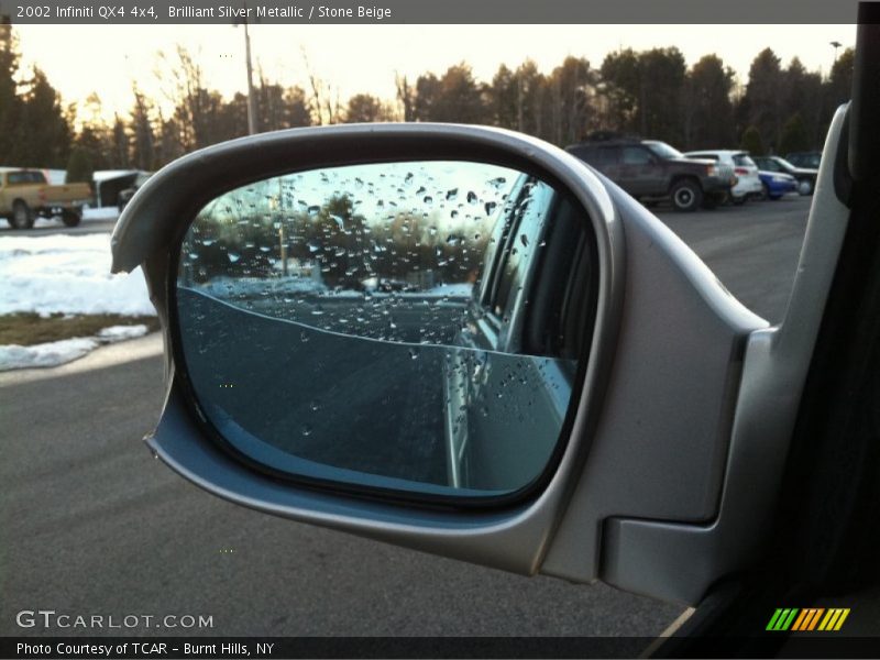 Brilliant Silver Metallic / Stone Beige 2002 Infiniti QX4 4x4