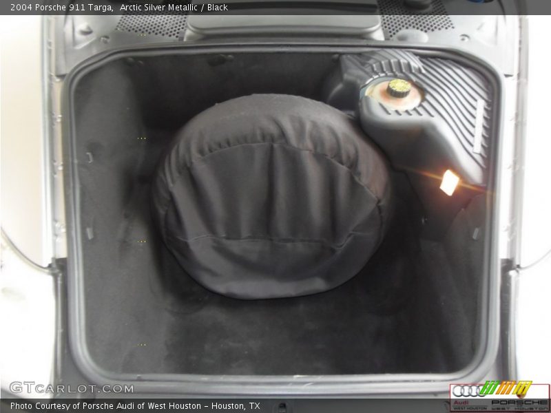 Arctic Silver Metallic / Black 2004 Porsche 911 Targa