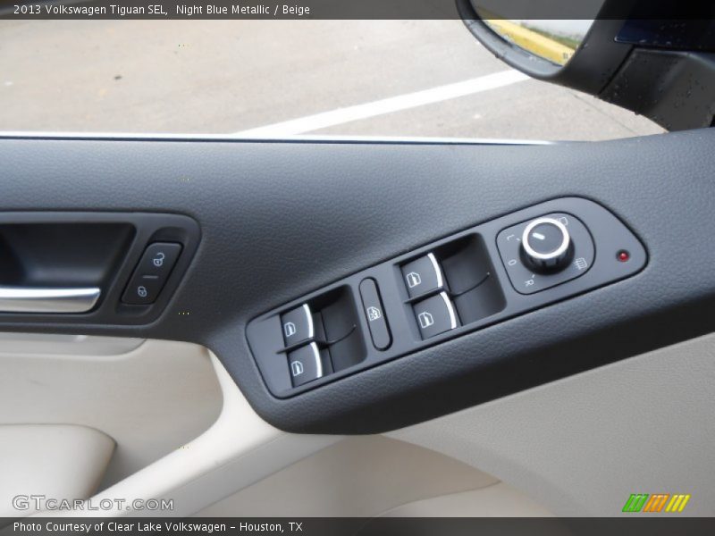 Night Blue Metallic / Beige 2013 Volkswagen Tiguan SEL