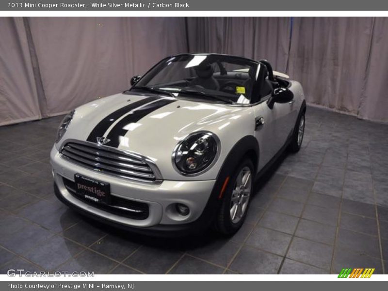 White Silver Metallic / Carbon Black 2013 Mini Cooper Roadster