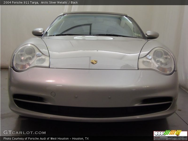 Arctic Silver Metallic / Black 2004 Porsche 911 Targa