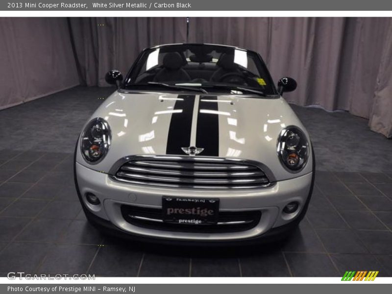 White Silver Metallic / Carbon Black 2013 Mini Cooper Roadster