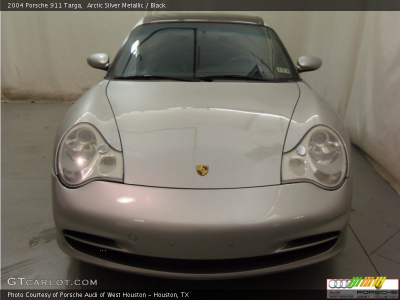 Arctic Silver Metallic / Black 2004 Porsche 911 Targa