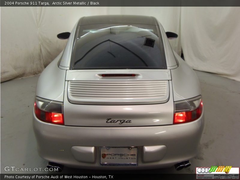 Arctic Silver Metallic / Black 2004 Porsche 911 Targa