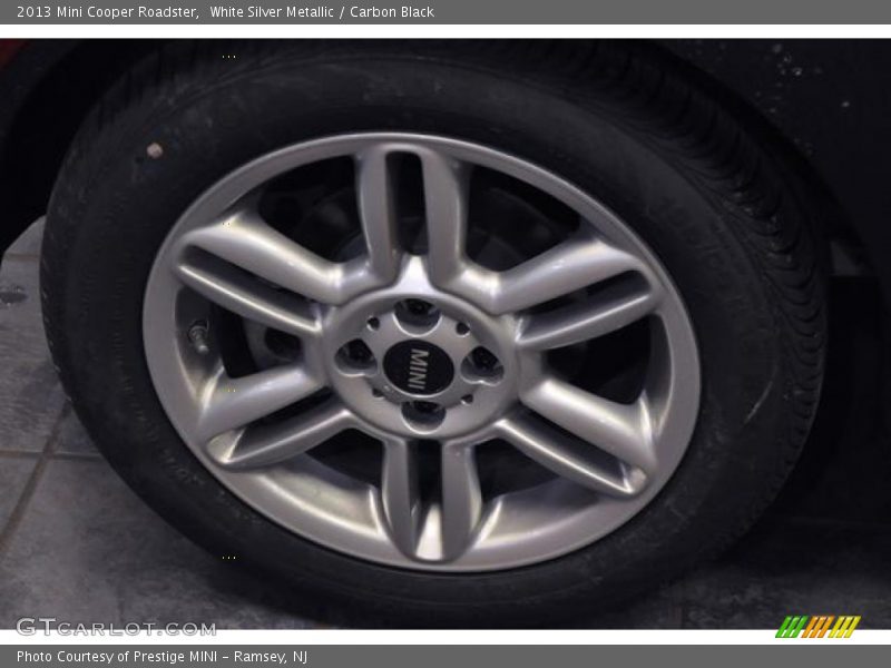 White Silver Metallic / Carbon Black 2013 Mini Cooper Roadster