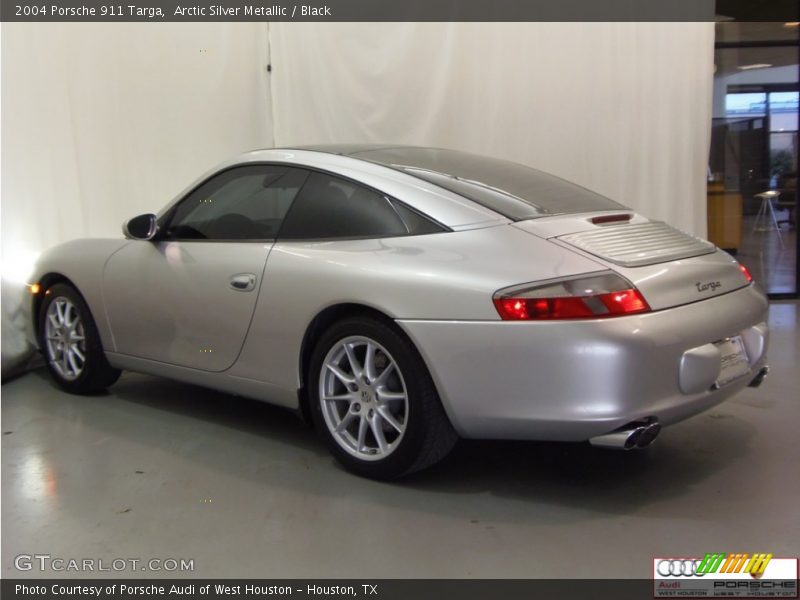 Arctic Silver Metallic / Black 2004 Porsche 911 Targa