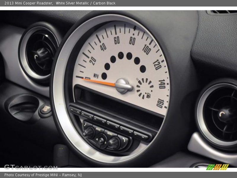 White Silver Metallic / Carbon Black 2013 Mini Cooper Roadster