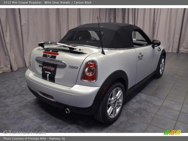 White Silver Metallic / Carbon Black 2013 Mini Cooper Roadster
