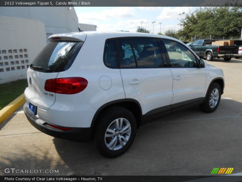 Candy White / Black 2013 Volkswagen Tiguan S