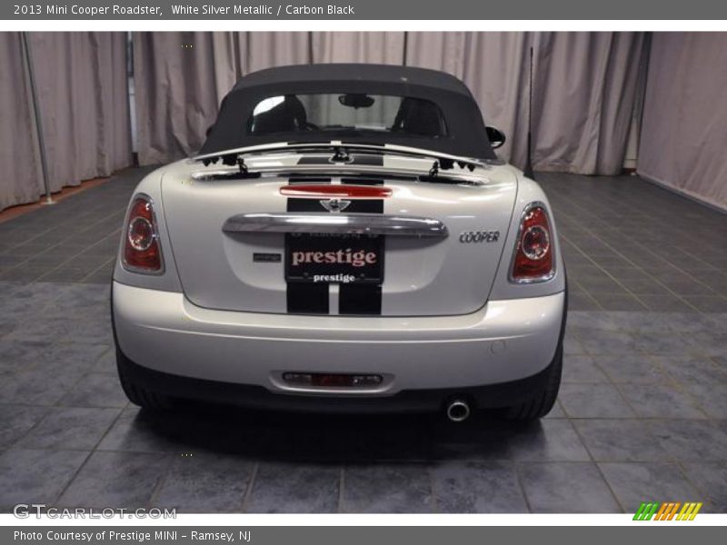 White Silver Metallic / Carbon Black 2013 Mini Cooper Roadster