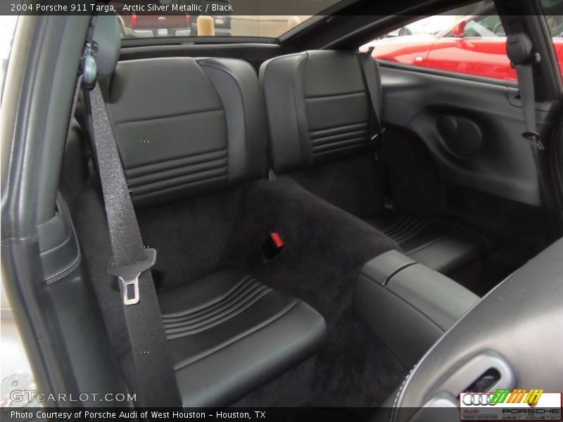 Arctic Silver Metallic / Black 2004 Porsche 911 Targa