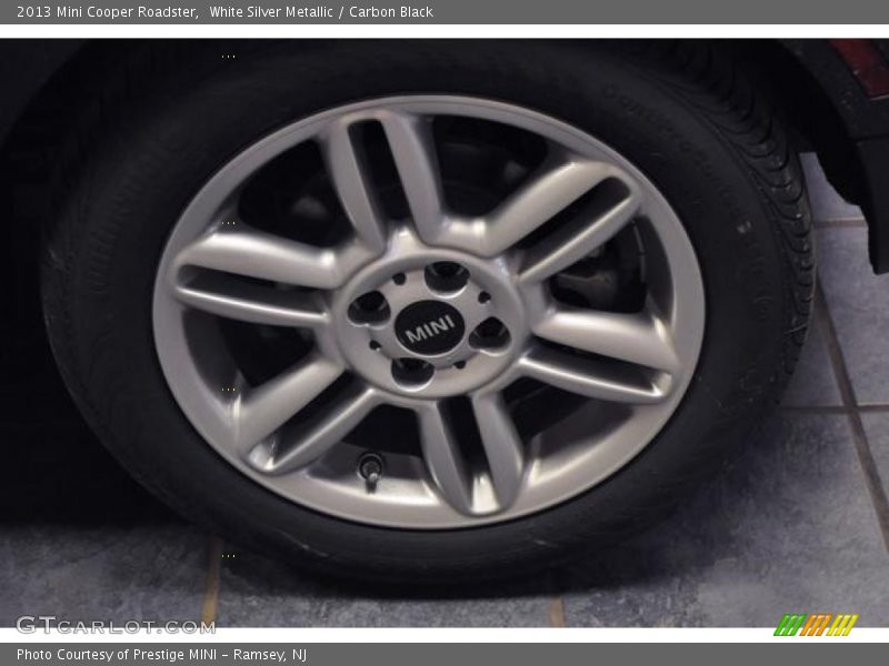 White Silver Metallic / Carbon Black 2013 Mini Cooper Roadster