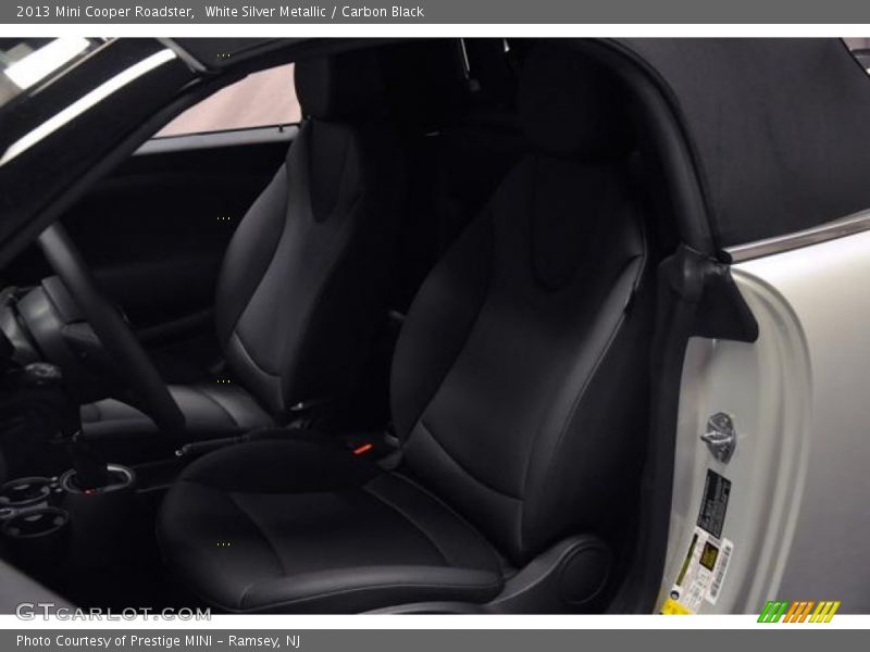White Silver Metallic / Carbon Black 2013 Mini Cooper Roadster
