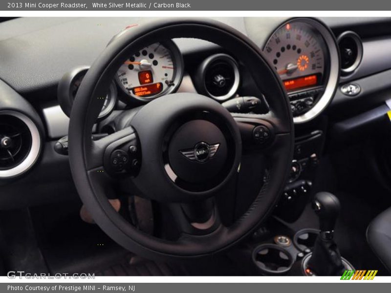 White Silver Metallic / Carbon Black 2013 Mini Cooper Roadster