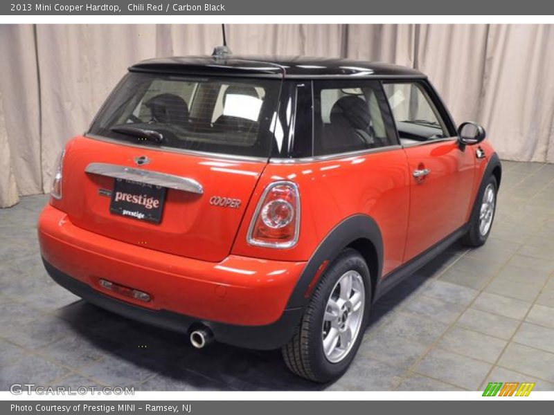 Chili Red / Carbon Black 2013 Mini Cooper Hardtop