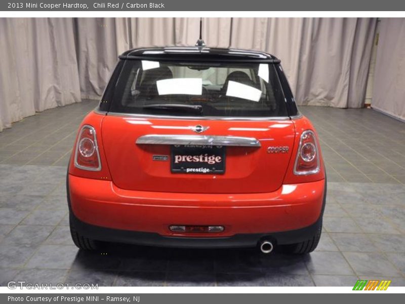 Chili Red / Carbon Black 2013 Mini Cooper Hardtop