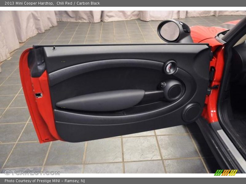 Chili Red / Carbon Black 2013 Mini Cooper Hardtop