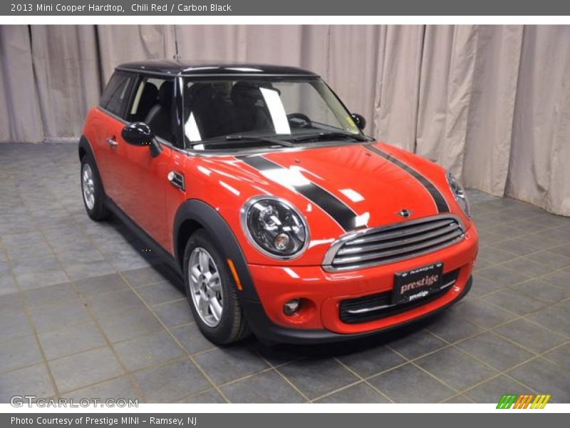 Chili Red / Carbon Black 2013 Mini Cooper Hardtop