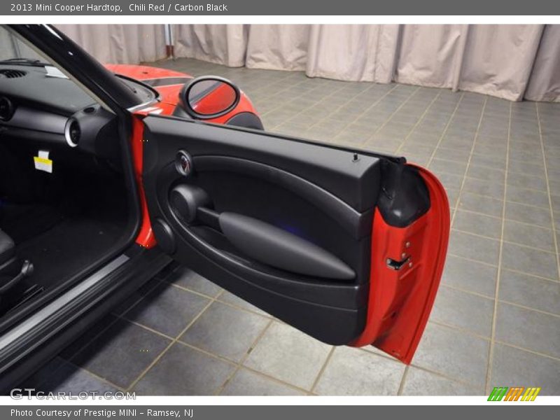 Chili Red / Carbon Black 2013 Mini Cooper Hardtop